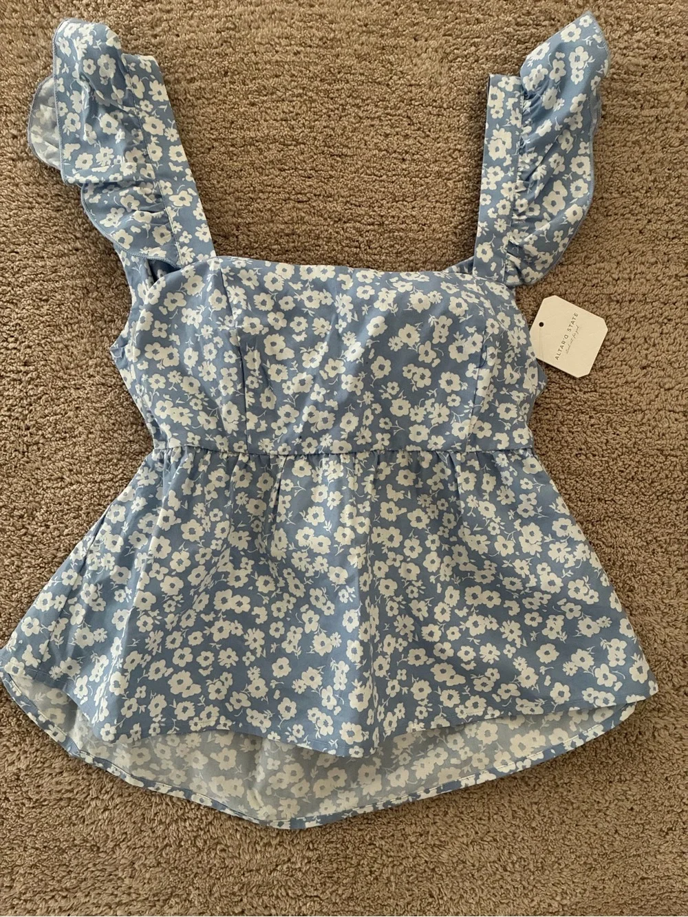 NWT Altar’d State babydoll top 🩵 - Picture 2 of 5